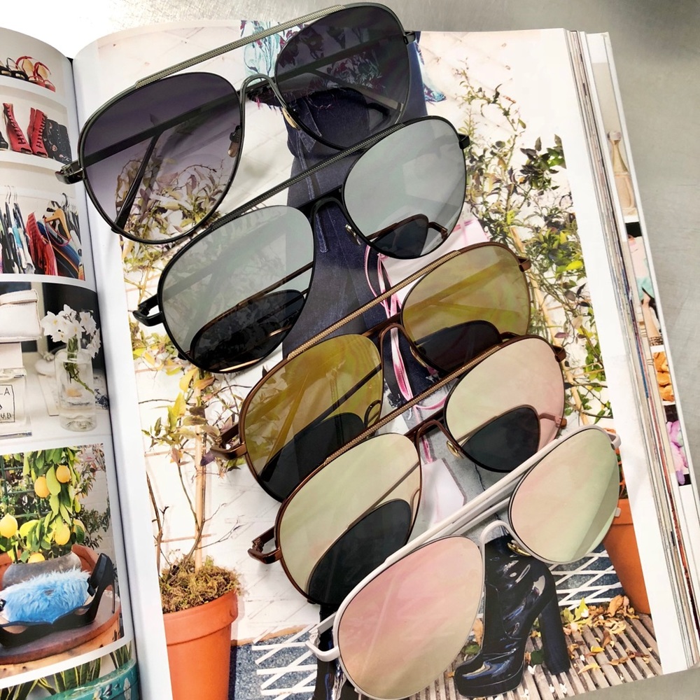THE KEYS - 5 NEW COLORS - Oversize Aviator Sunnies